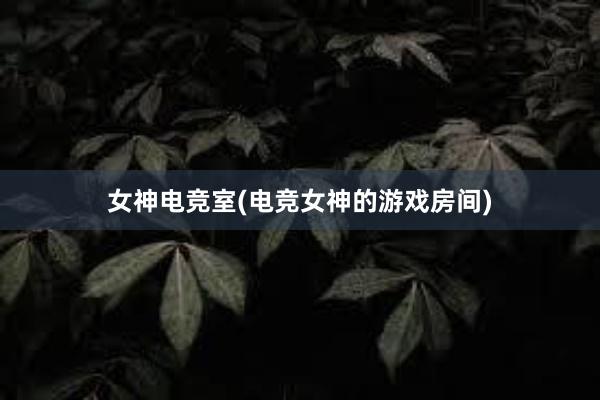 女神电竞室(电竞女神的游戏房间)